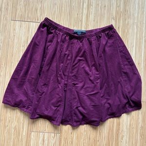 Brandy Melville Maroon Mini Skirt